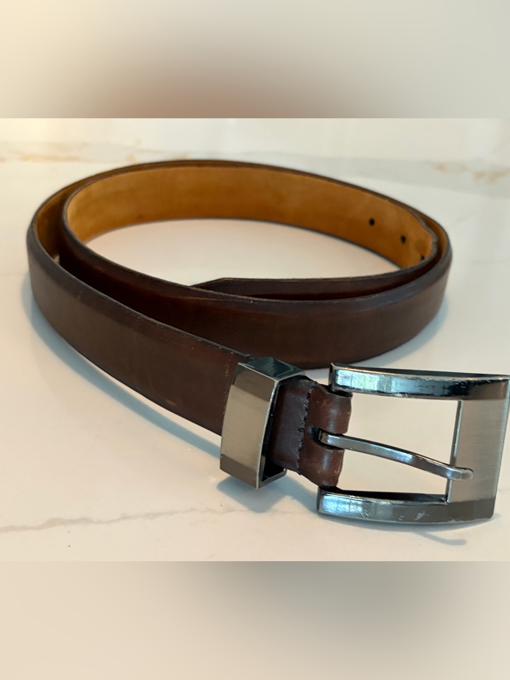 Remo Tulliani Tan Leather Belt Strap